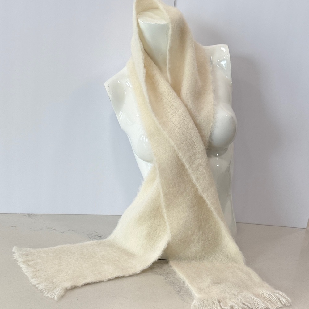 Elegant Cream Scarf by Bonz